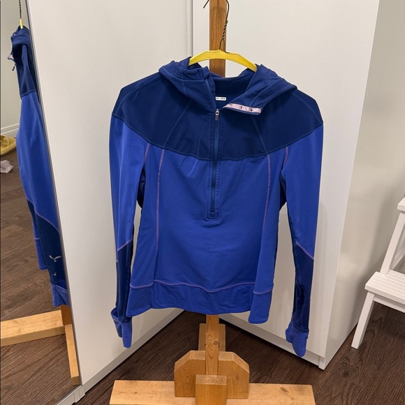 🍋Lululemon retro Wet Dry Warm 1/2 zip Hoody size 8 - Picture 7 of 8